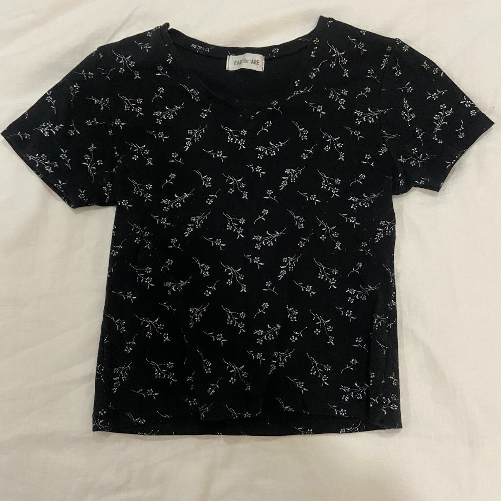 Japanese Cherry Blossom Short Sleeve Baby Tee